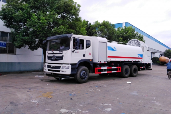 东风T5多功能抑尘车（圆罐、16吨、60-120米雾炮）资料下载