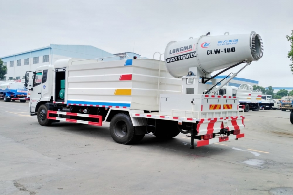 东风天锦抑尘车(方形厢体、50-100米喷雾机)