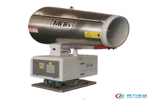 龙马抑尘车配备华力喷雾机除霾的工作原理