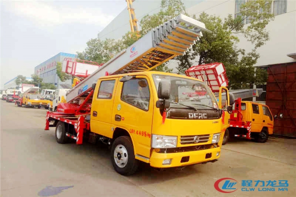 东风多利卡高空进口云梯搬家车(28米)