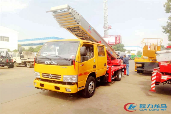 东风多利卡高空进口云梯搬家车(28米)