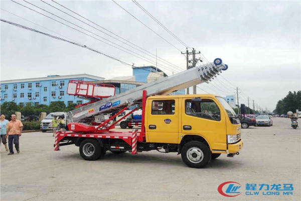 东风多利卡高空进口云梯搬家车(28米)
