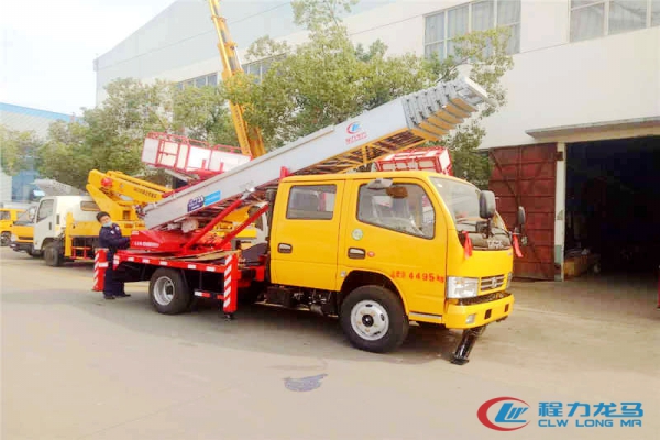 东风多利卡高空进口云梯搬家车(28米)