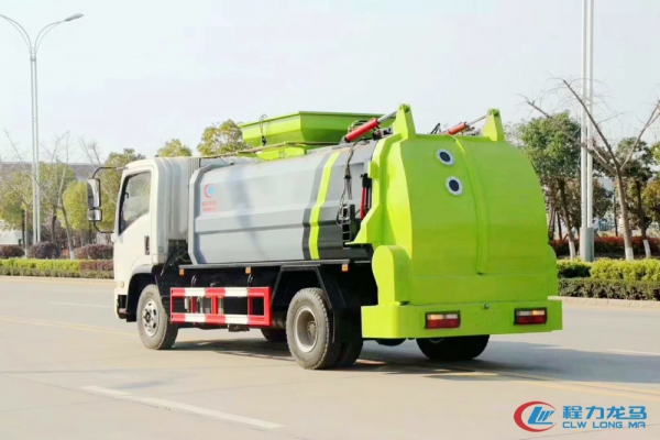 东风御虎挂桶式泔水车(方厢)