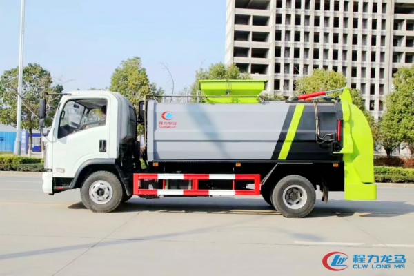 东风御虎挂桶式泔水车(方厢)