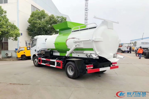 东风大多利卡餐厨垃圾车(圆罐)