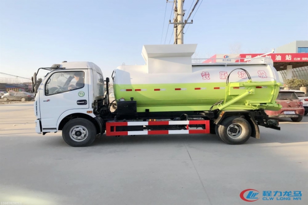 东风大多利卡餐厨垃圾车(圆罐)