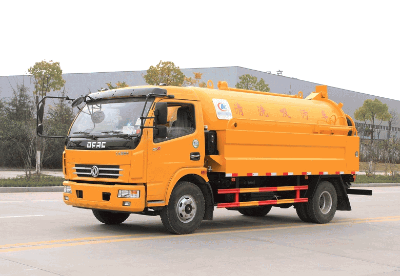 东风多利卡D7清洗吸污车