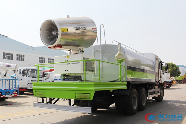 国六重汽汕德卡后双桥多功能抑尘车