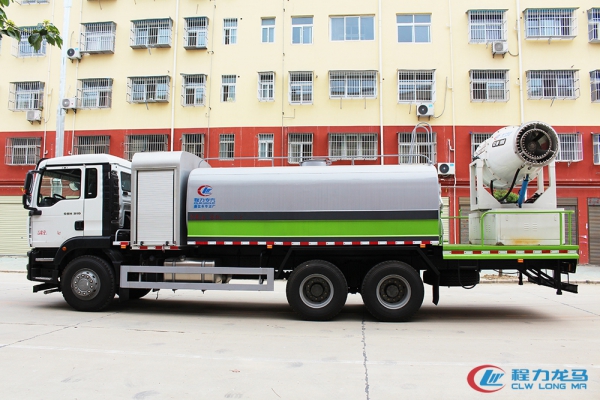 国六重汽汕德卡后双桥多功能抑尘车