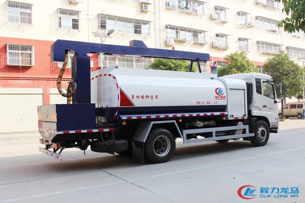 东风天锦多功能铁路抑尘车,车辆通过消毒灭菌车