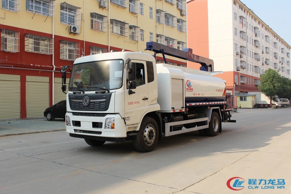 东风天锦多功能铁路抑尘车,车辆通过消毒灭菌车