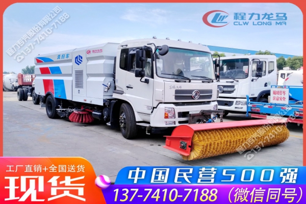 东风天锦洗扫车加装滚扫除雪设备
