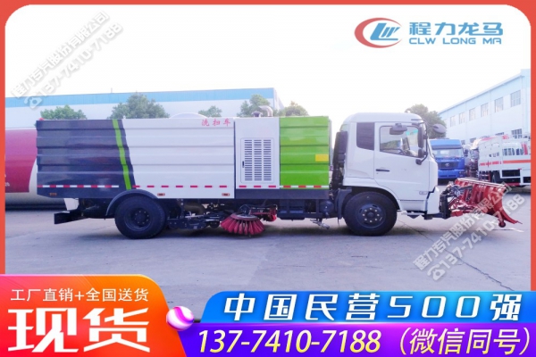 东风天锦洗扫车加装推雪铲