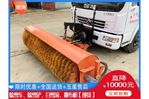 地面滚扫清雪车 除雪辊刷单价