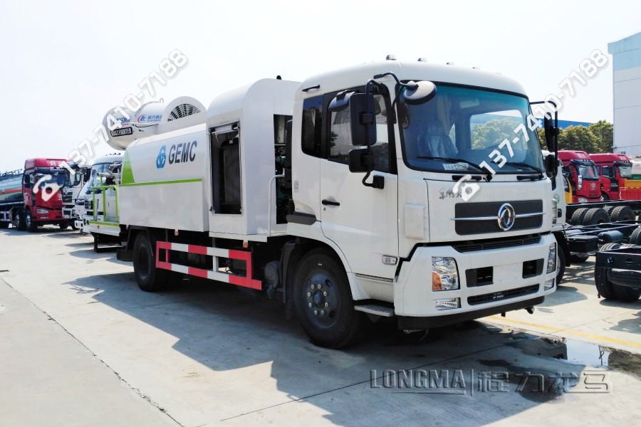 国内新款多功能抑尘车视频 雾霾净化车