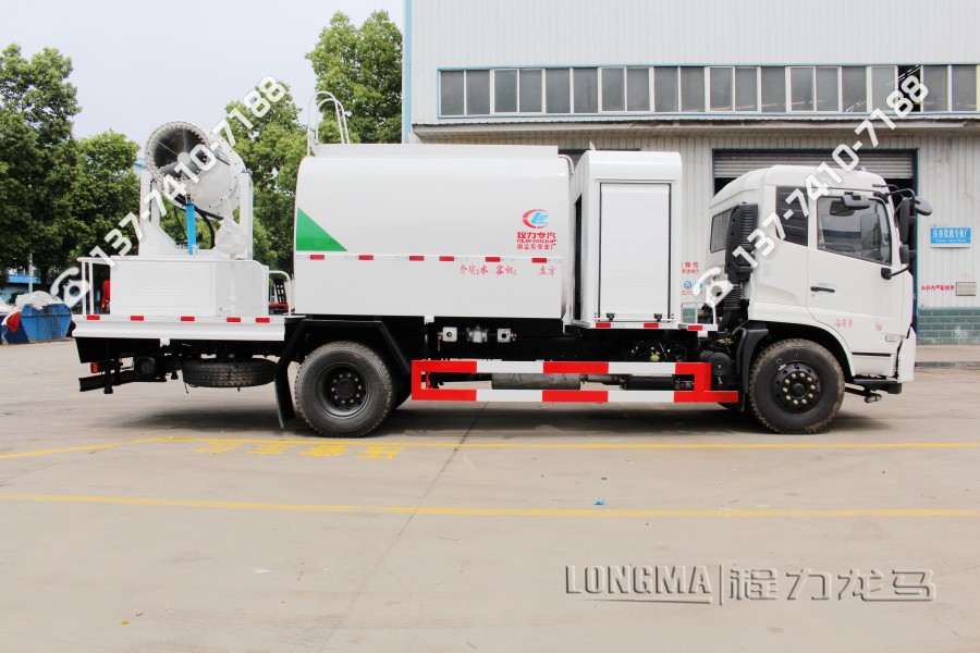 国内新款多功能抑尘车视频 雾霾净化车