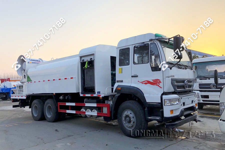 鹤山公园大型抑尘车视频 大型抑尘车喷雾机