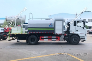 东风天龙雾炮车价钱 力威多功能抑尘车