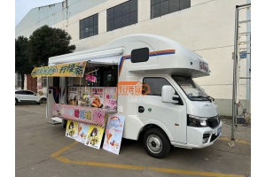 东风途逸移动售货房车 轻卡旅居式移动售卖车